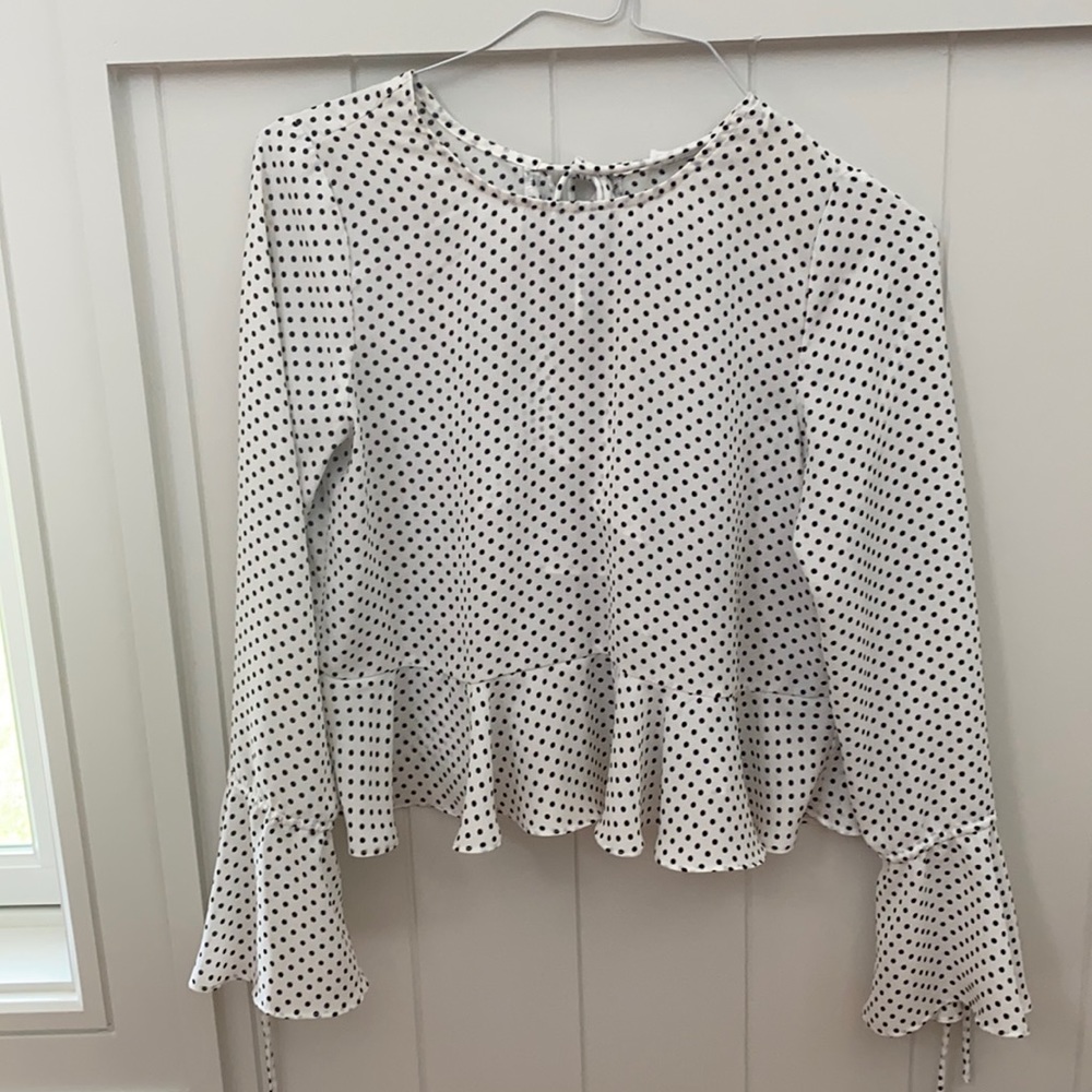 Polka dot blouse never worn